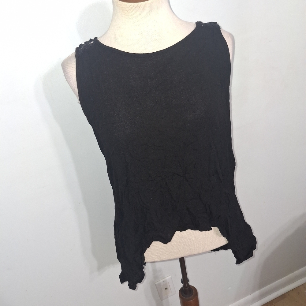 Stylish Black Tank Top- W Sz Large - Picture 7 of 9